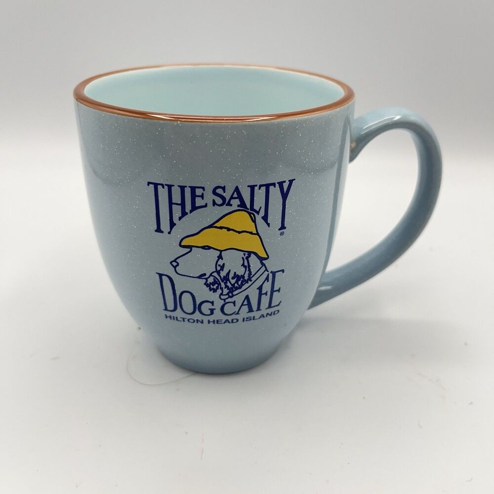 The Salty Dog Cafe Light Blue Mug Hilton Head Island